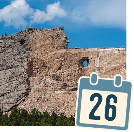 Fall Volksmarch at Crazy Horse Memorial - Sunday, September 26, 2021